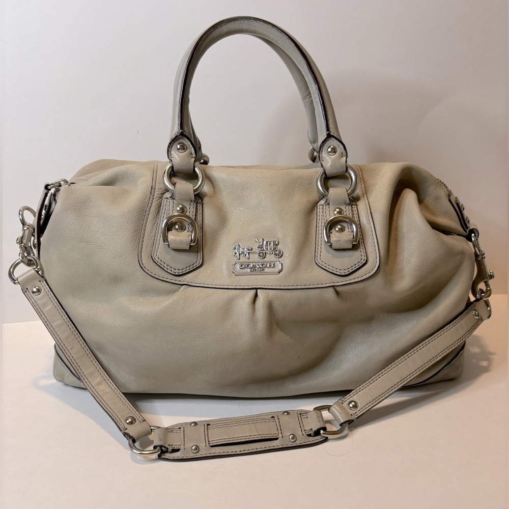 Coach Gray Satchel Bag